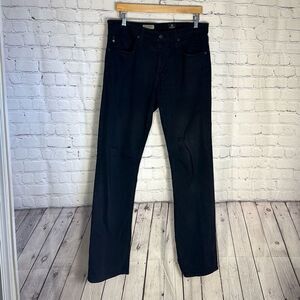 Adriano Goldschmied AG The Protege Straight Leg Mens Black Jeans size W34 x L34